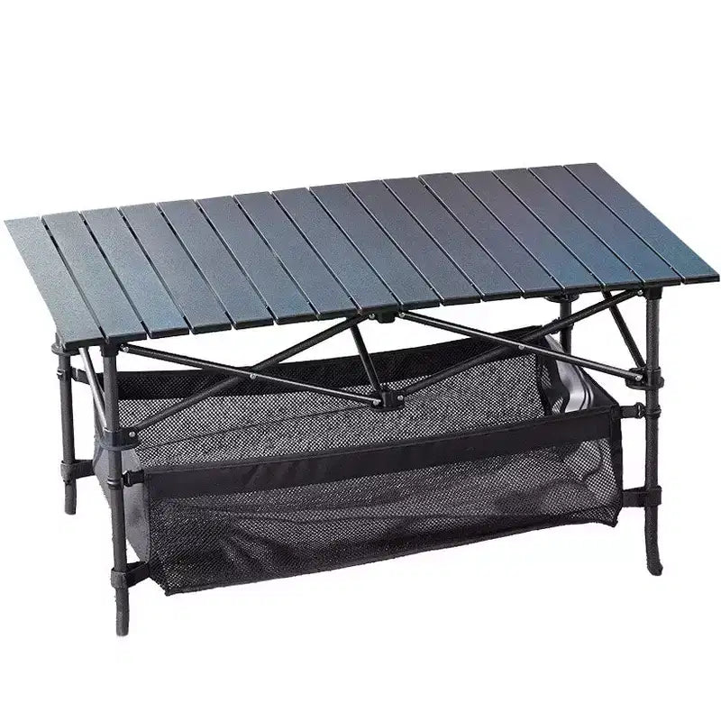 Collection Lakeside Table de Camping Pliante Portable d'Extérieur avec Sac de Rangement -
