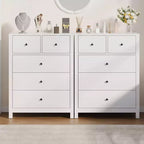 Commode à 5 tiroirs Garvee pour chambre à coucher, commode haute moderne avec tiroirs de rangement, commode en bois pour chambre à coucher, entrée, couloir