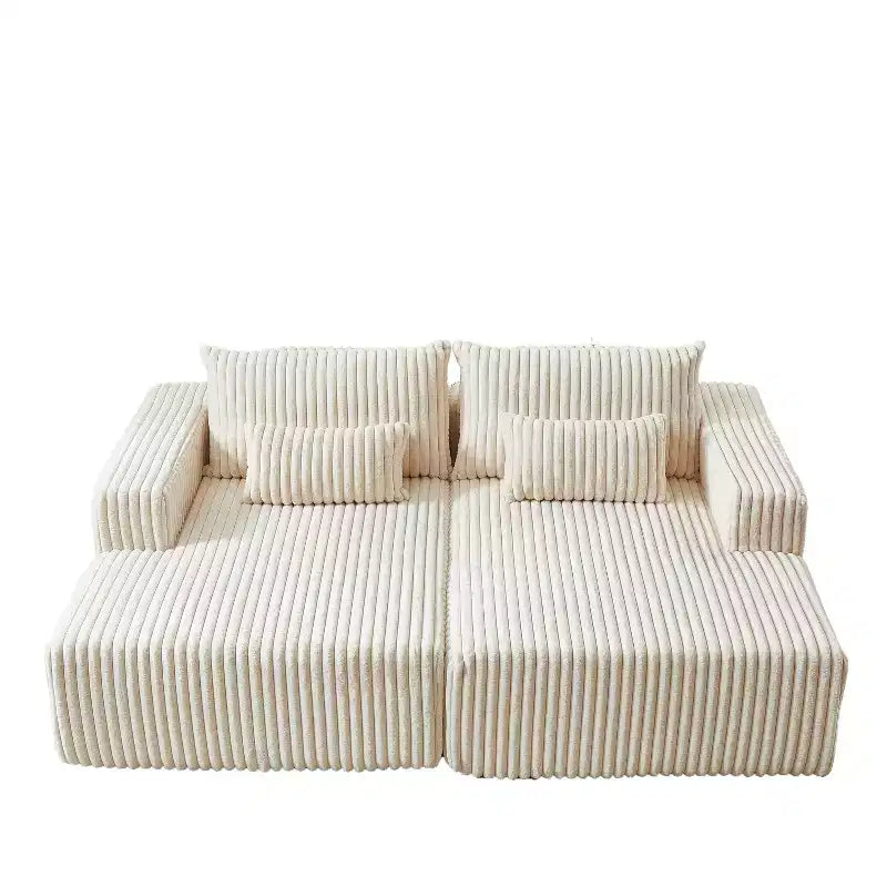 87 méridiennes de salon surdimensionnées, aucun assemblage requis, causeuse moelleuse avec canapé-lit inclinable