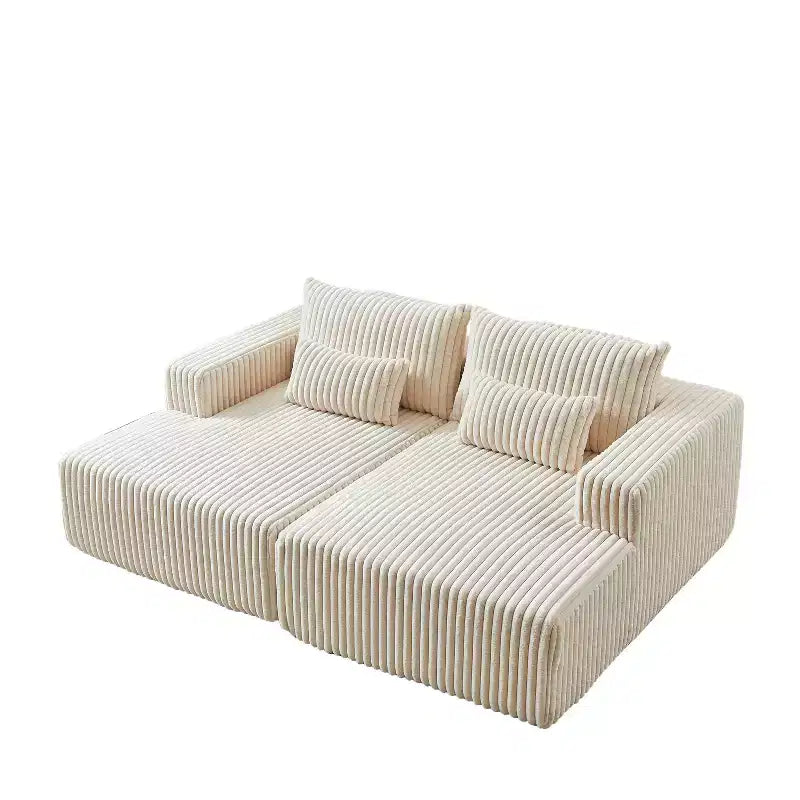 87 méridiennes de salon surdimensionnées, aucun assemblage requis, causeuse moelleuse avec canapé-lit inclinable