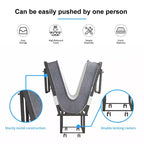 Mjkone Lit Pliant avec Matelas, Lit d'Appoint Portable, Lit de Camp, Lit d'Appoint Rembourré