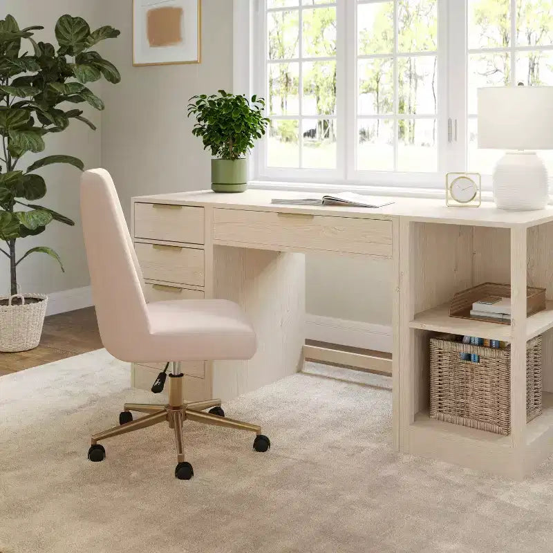 Chaise de bureau rembourrée Maeve Martha Stewart