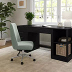 Chaise de bureau rembourrée Maeve Martha Stewart