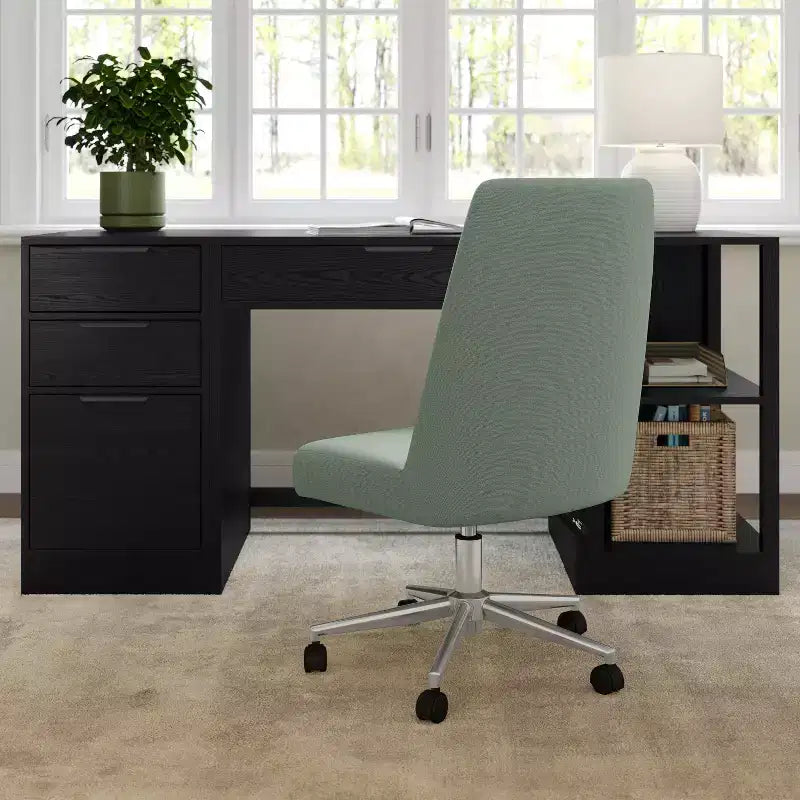 Chaise de bureau rembourrée Maeve Martha Stewart