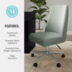 Chaise de bureau rembourrée Maeve Martha Stewart