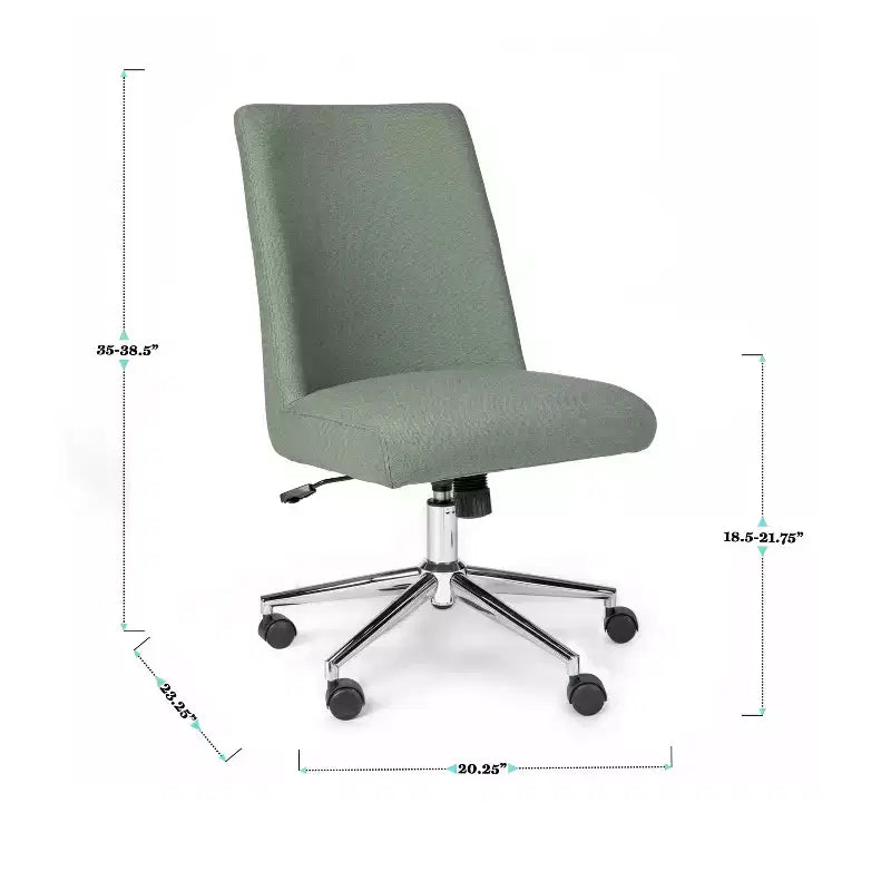 Chaise de bureau rembourrée Maeve Martha Stewart