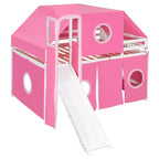 Lit mezzanine Whisen double avec tente et tour