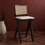 Tabouret de bar Colette en rotin - SFV4134 - Safavieh Couture