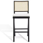Colette Rattan Barstool - SFV4134 - Safavieh Couture