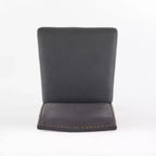 Lot de 2 tabourets de bar rembourrés, tabourets de comptoir, chaises de salle à manger, tabourets de cuisine de pub avec garniture cloutée, vintage et antique, gris/marron-ModernLuxe