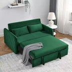 Combinaison canapé 3 places + 3 places moderne en tissu bouclette - Structure en bois et coussins inclus