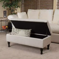 GDFStudio Breanna Contemporary Upholstered Tufted Storage Ottoman Bench
