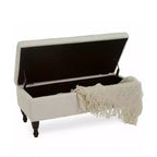 Banc-ottoman de rangement capitonné contemporain GDFStudio Breanna