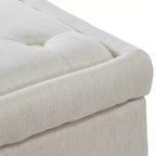 Banc-ottoman de rangement capitonné contemporain GDFStudio Breanna