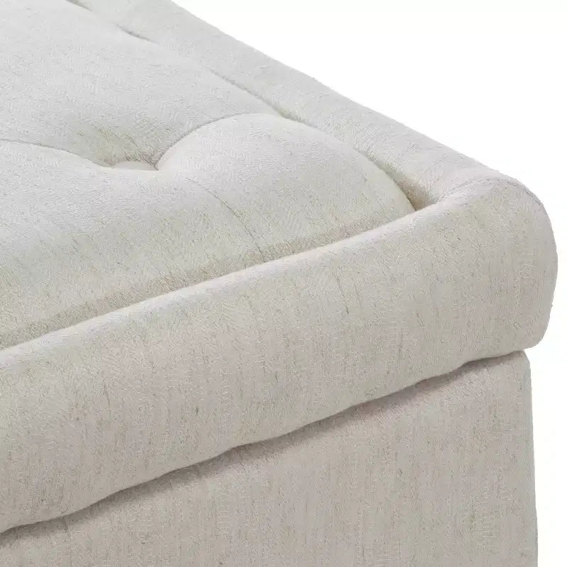 Banc-ottoman de rangement capitonné contemporain GDFStudio Breanna