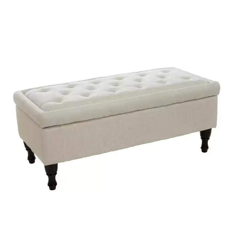 Banc-ottoman de rangement capitonné contemporain GDFStudio Breanna