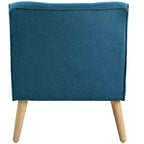 Christopher Knight Home Calix, fauteuil d'appoint rembourré capitonné, style moderne du milieu du siècle