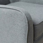 Christopher Knight Home Calix, fauteuil d'appoint rembourré capitonné, style moderne du milieu du siècle