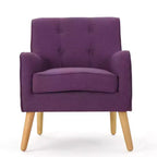 Christopher Knight Home Calix, fauteuil d'appoint rembourré capitonné, style moderne du milieu du siècle