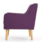 Christopher Knight Home Calix, fauteuil d'appoint rembourré capitonné, style moderne du milieu du siècle