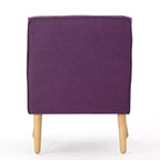 Christopher Knight Home Calix, fauteuil d'appoint rembourré capitonné, style moderne du milieu du siècle