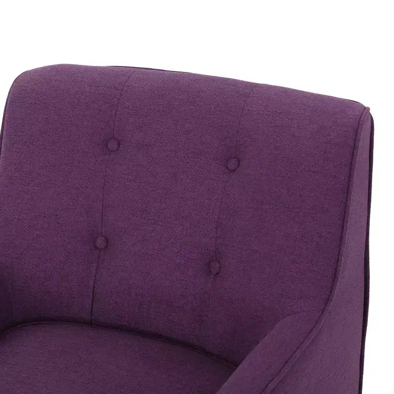 Christopher Knight Home Calix, fauteuil d'appoint rembourré capitonné, style moderne du milieu du siècle