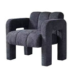 Fauteuil d'appoint rembourré en boucle large Vatros