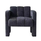 Fauteuil d'appoint rembourré en boucle large Vatros