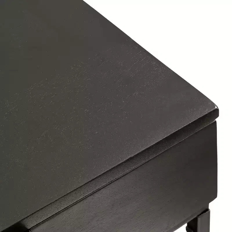 Kate and Laurel Malone Console Table en bois et métal, 36x13x31, Noir
