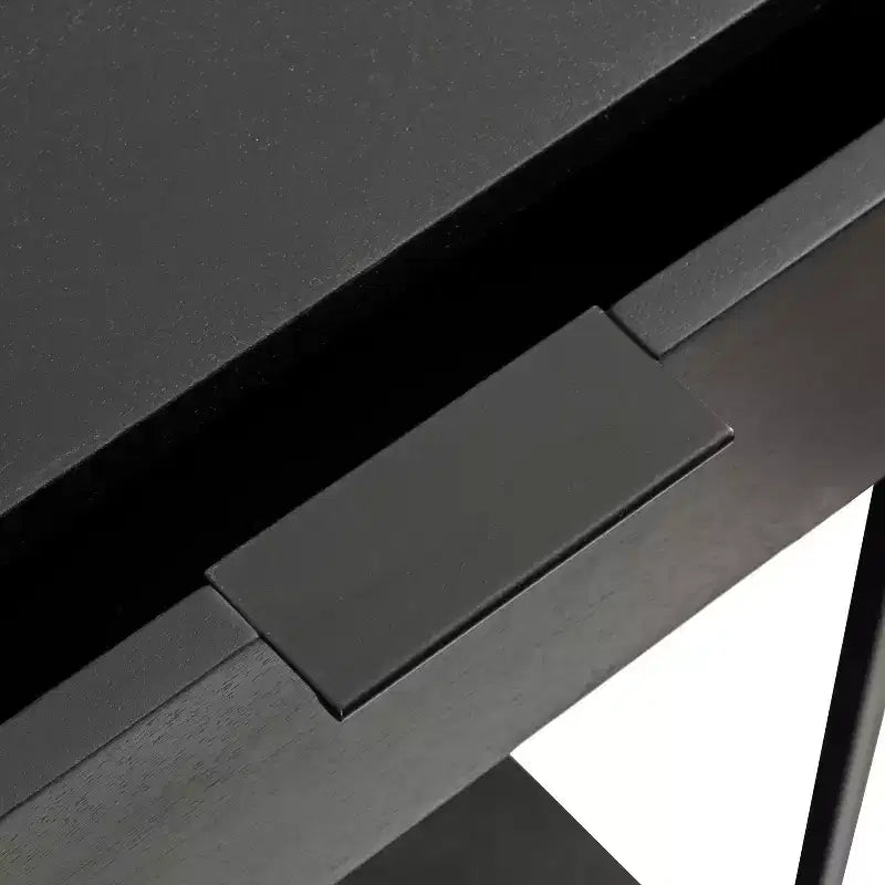 Kate and Laurel Malone Console Table en bois et métal, 36x13x31, Noir