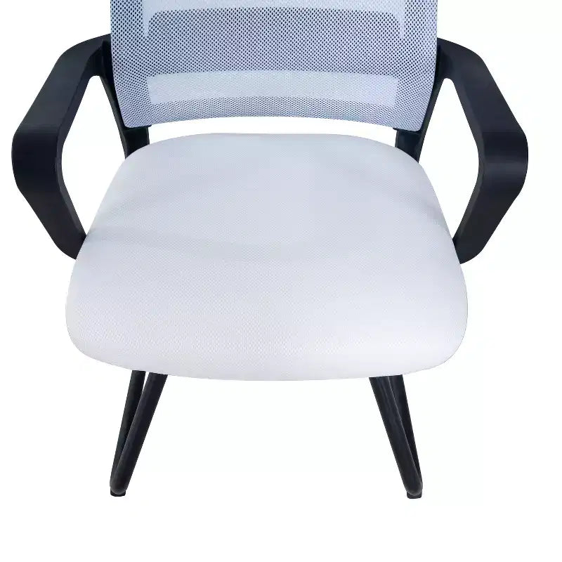 Chaise d'appoint en maille Home Imports Emporium - Siège de réception ergonomique pour bureau ou hall d'entrée - Lot de 2/4/6/8
