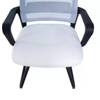 Chaise d'appoint en maille Home Imports Emporium - Siège de réception ergonomique pour bureau ou hall d'entrée - Lot de 2/4/6/8