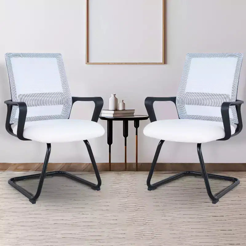 Chaise d'appoint en maille Home Imports Emporium - Siège de réception ergonomique pour bureau ou hall d'entrée - Lot de 2/4/6/8