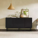 Buffet GDFStudio Sophy moderne en bois de 63 po avec étagère réglable et tiroir
