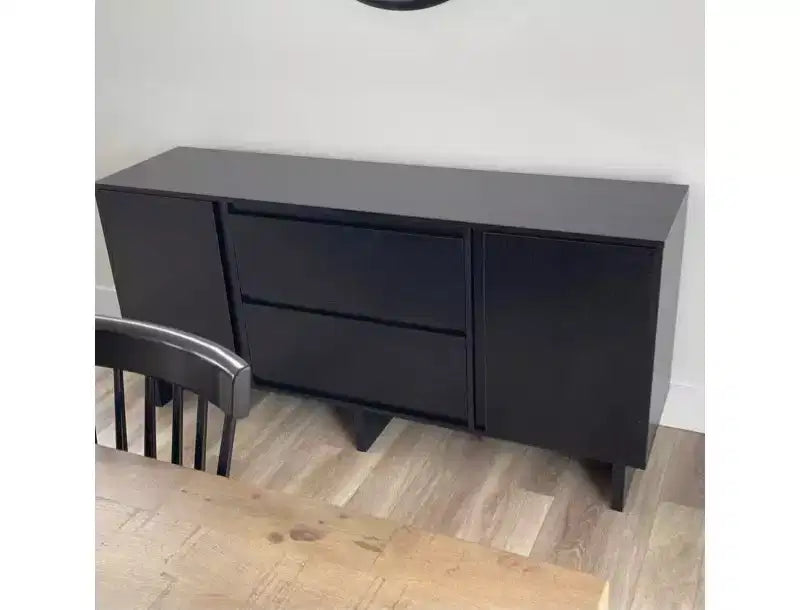Buffet GDFStudio Sophy moderne en bois de 63 po avec étagère réglable et tiroir