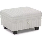 Belffin Pouf en Velours Côtelé avec Rangement, Pouf pour Canapé Modulaire Sectionnel