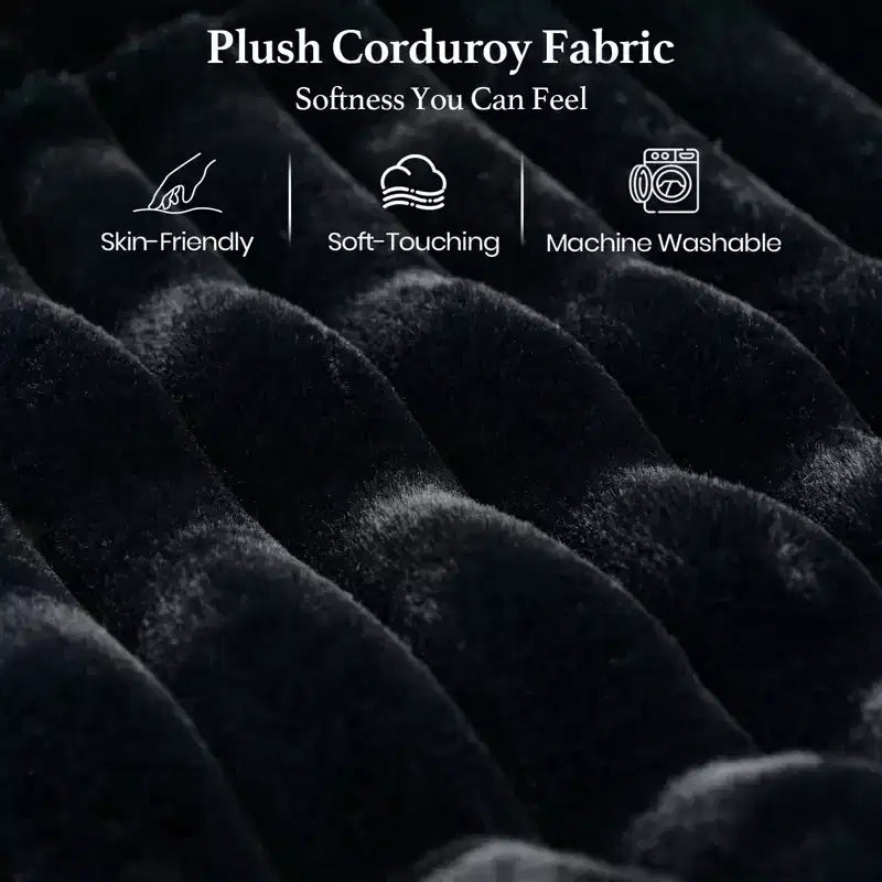 Belffin Pouf en Velours Côtelé avec Rangement, Pouf pour Canapé Modulaire Sectionnel