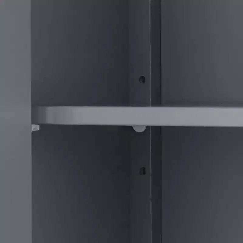 Meuble de salle de bain en bois Teamson Home Mercer, meuble de rangement au sol avec tiroir, gris