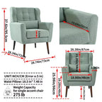 Fauteuil d'appoint moderne Vatros pour le salon