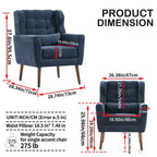 Fauteuil d'appoint moderne Vatros pour le salon