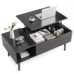 MAYEERTY Coffee Table - Lift Tabletop with Storage for Living Room