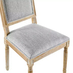 Christopher Knight Home Carina Chaise de salle à manger capitonnée en bois d'hévéa de style campagnard français (lot de 6)