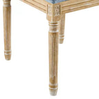 Christopher Knight Home Carina Chaise de salle à manger capitonnée en bois d'hévéa de style campagnard français (lot de 6)