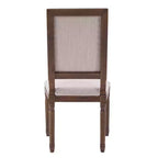 Christopher Knight Home Carina Chaise de salle à manger capitonnée en bois d'hévéa de style campagnard français (lot de 6)