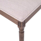 Christopher Knight Home Carina Chaise de salle à manger capitonnée en bois d'hévéa de style campagnard français (lot de 6)