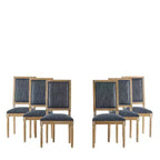 Christopher Knight Home Carina Chaise de salle à manger capitonnée en bois d'hévéa de style campagnard français (lot de 6)