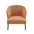 Christopher Knight Home Carla, fauteuil d'appoint rembourré de style moderne du milieu du siècle avec dossier incurvé (lot de 2)