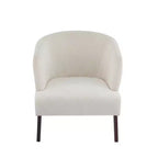 Christopher Knight Home Carla, fauteuil d'appoint rembourré de style moderne du milieu du siècle avec dossier incurvé (lot de 2)