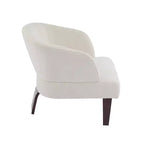 Christopher Knight Home Carla, fauteuil d'appoint rembourré de style moderne du milieu du siècle avec dossier incurvé (lot de 2)