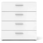 HomeStock Austin Commode à quatre tiroirs Style contemporain moderne